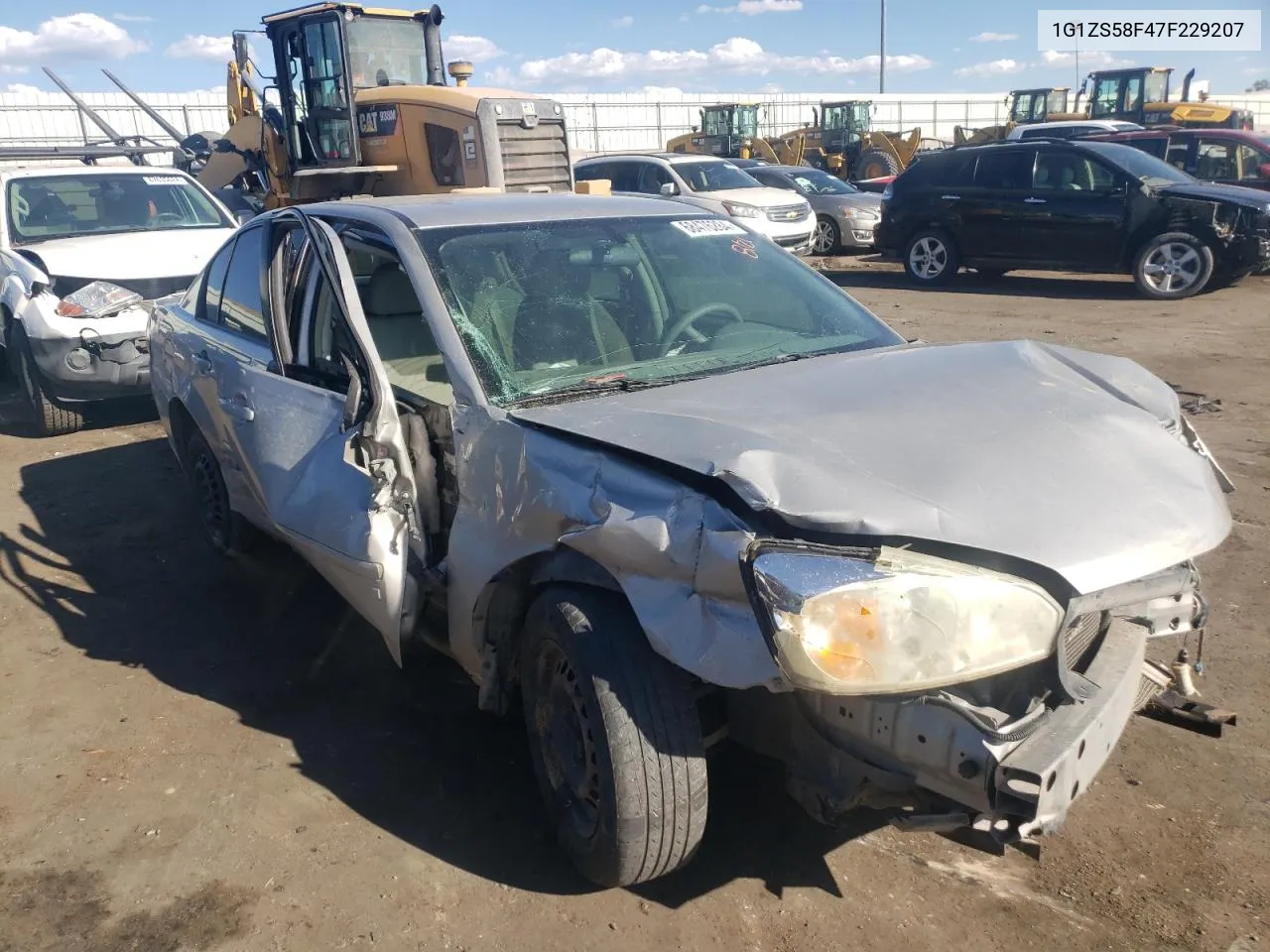 2007 Chevrolet Malibu Ls VIN: 1G1ZS58F47F229207 Lot: 68476284