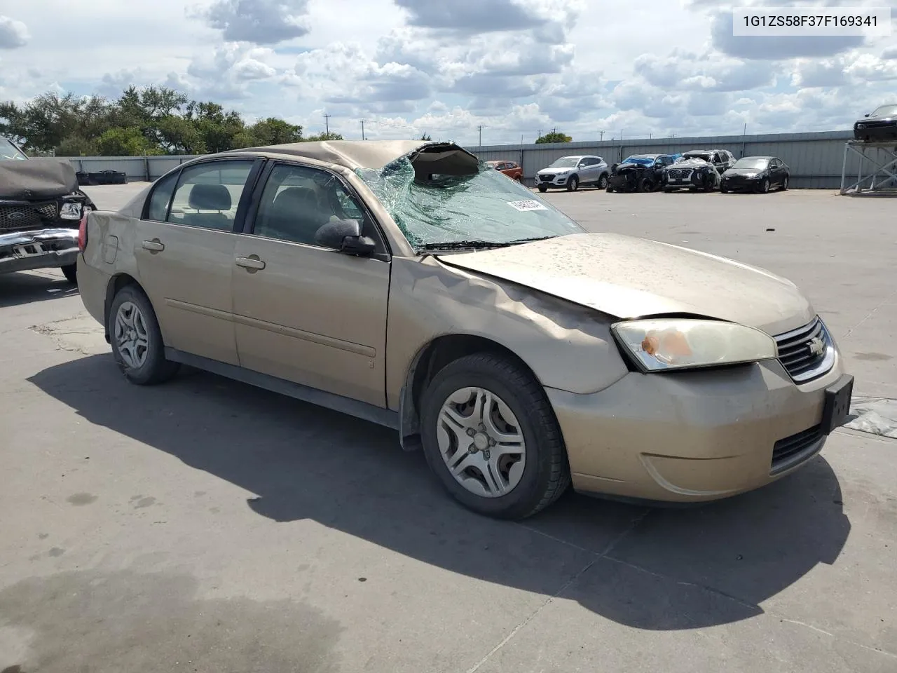 2007 Chevrolet Malibu Ls VIN: 1G1ZS58F37F169341 Lot: 69462354