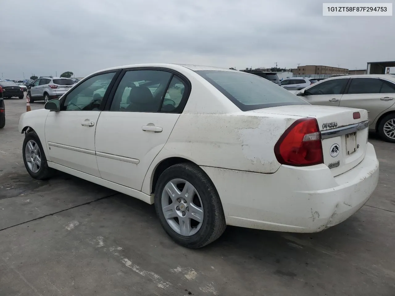 2007 Chevrolet Malibu Lt VIN: 1G1ZT58F87F294753 Lot: 70392404