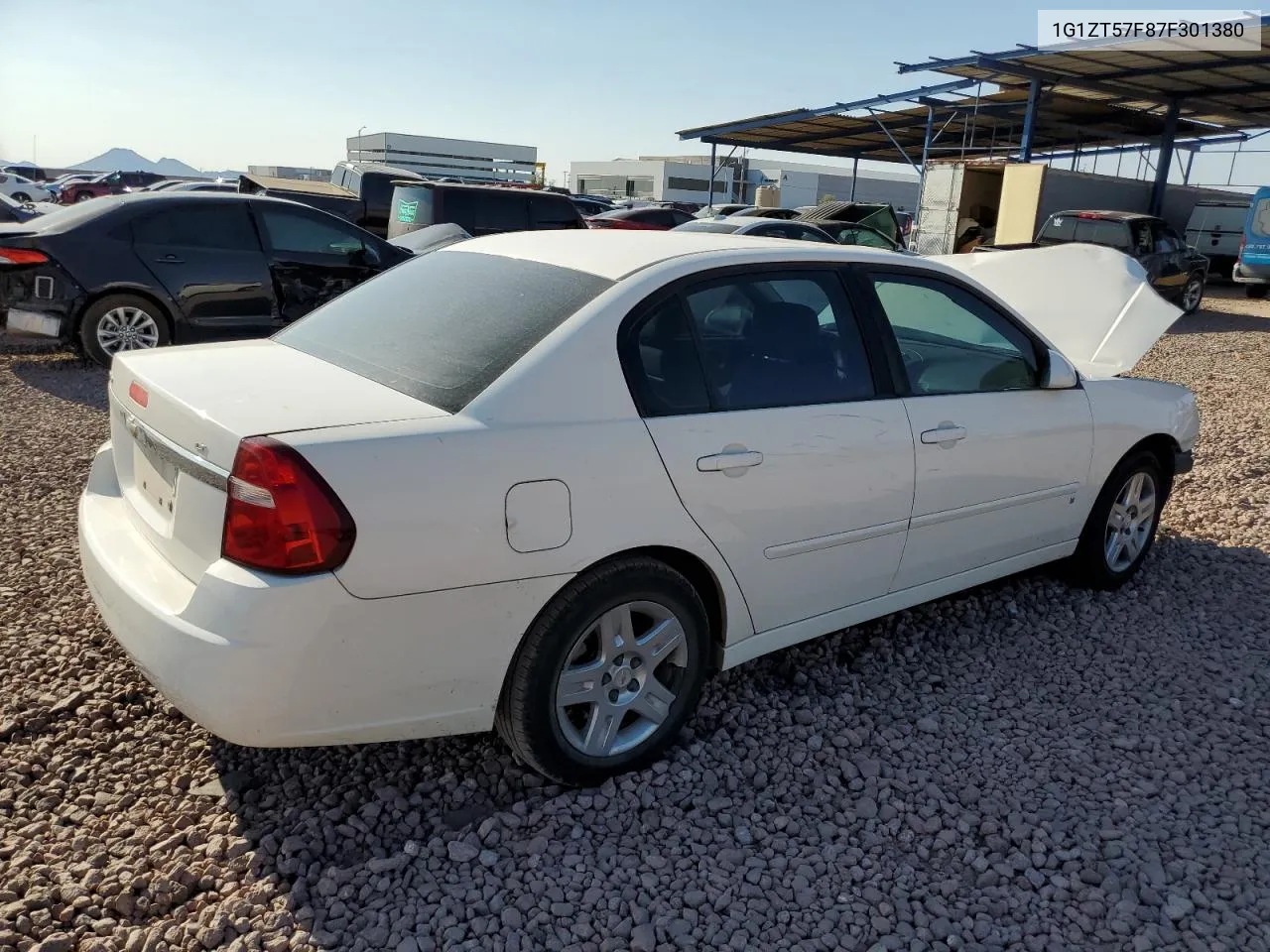 1G1ZT57F87F301380 2007 Chevrolet Malibu Lt