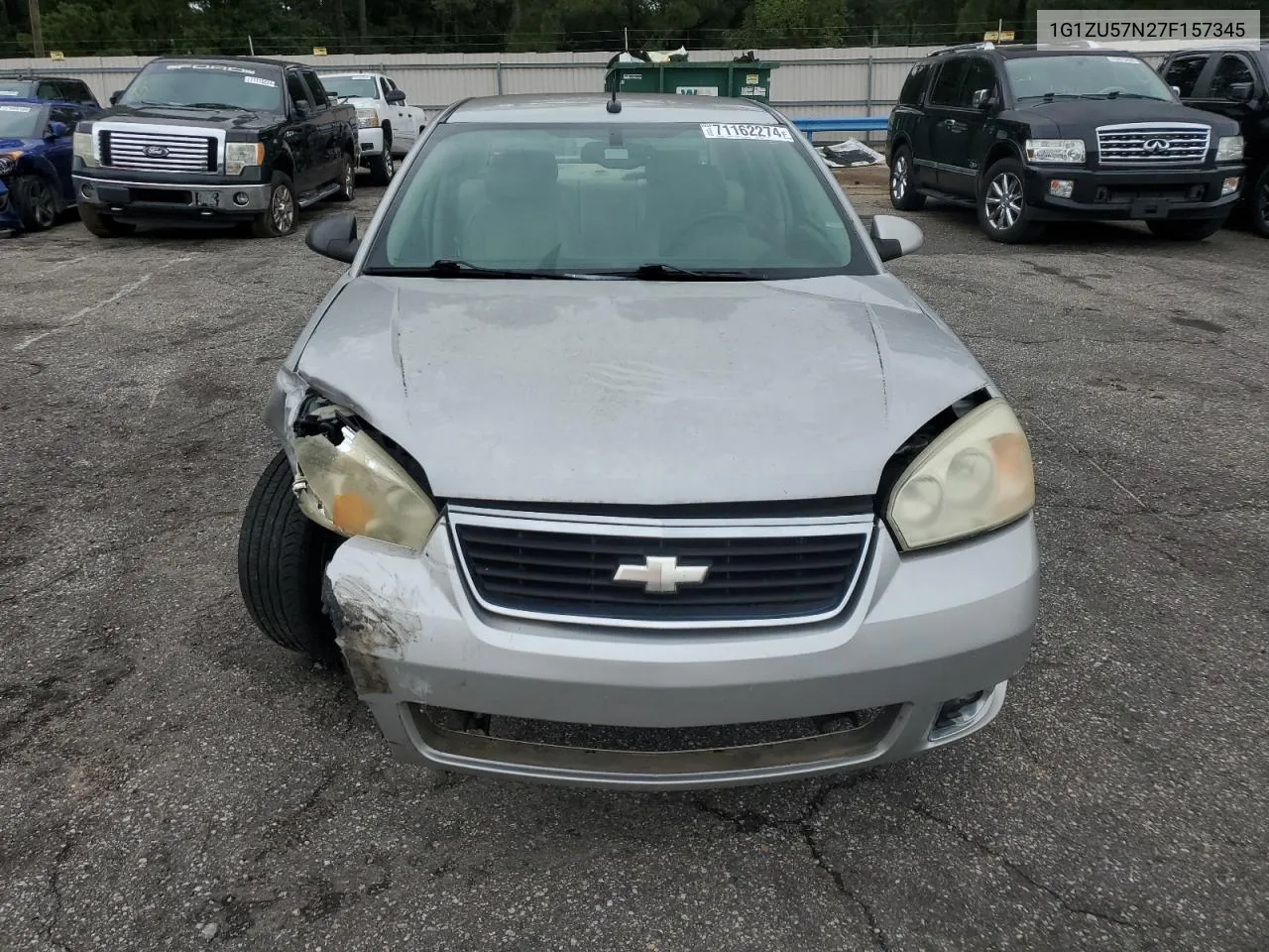 2007 Chevrolet Malibu Ltz VIN: 1G1ZU57N27F157345 Lot: 71162274