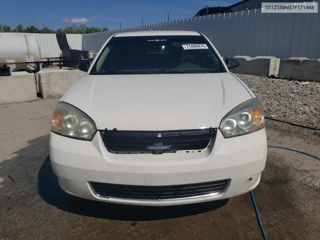 2007 Chevrolet Malibu Ls VIN: 1G1ZS58N57F171468 Lot: 71400474