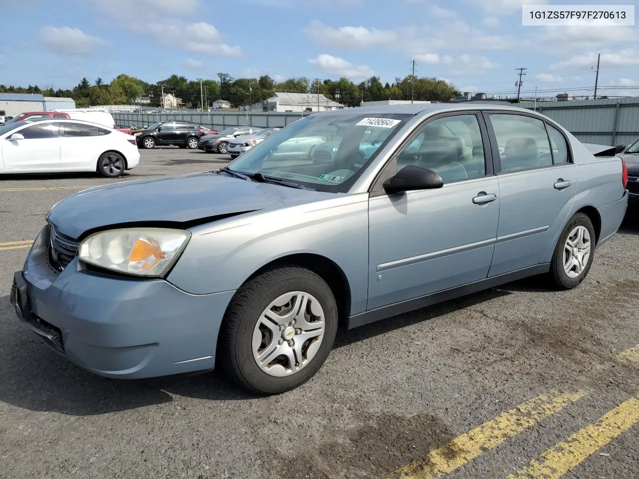 2007 Chevrolet Malibu Ls VIN: 1G1ZS57F97F270613 Lot: 71439564