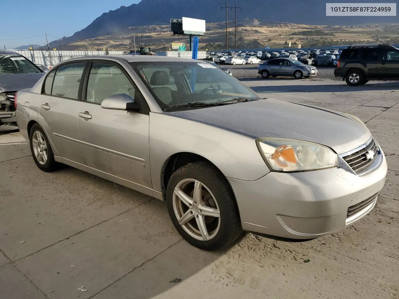 2007 Chevrolet Malibu Lt VIN: 1G1ZT58F87F224959 Lot: 71677354