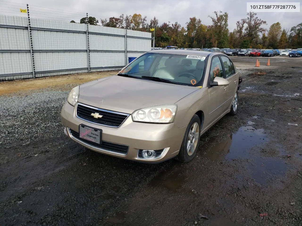 2007 Chevrolet Malibu Lt VIN: 1G1ZT58F77F287776 Lot: 71747884