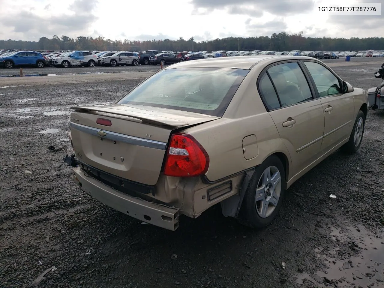 2007 Chevrolet Malibu Lt VIN: 1G1ZT58F77F287776 Lot: 71747884