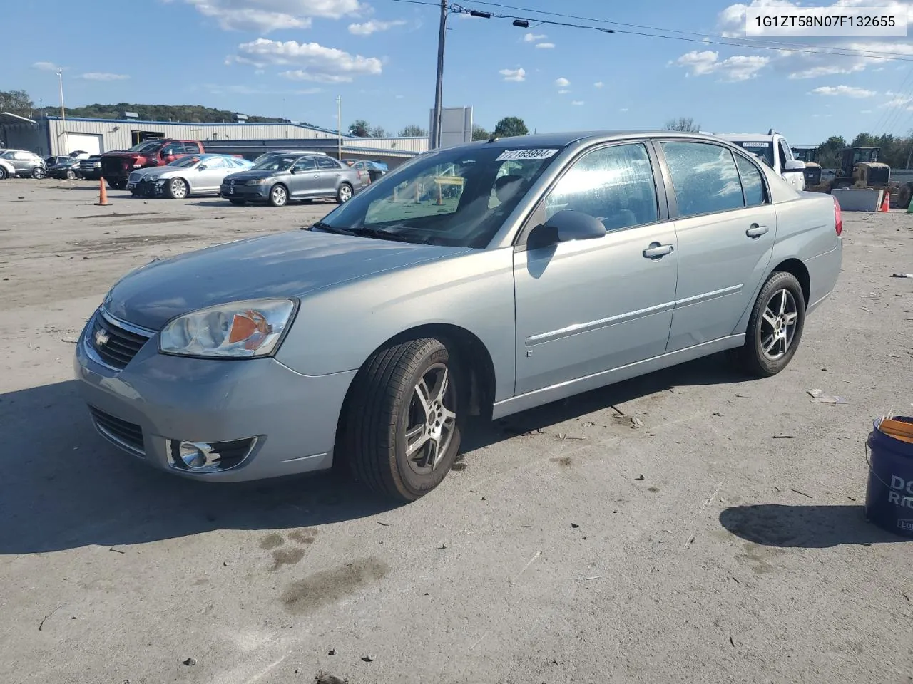 2007 Chevrolet Malibu Lt VIN: 1G1ZT58N07F132655 Lot: 72165994