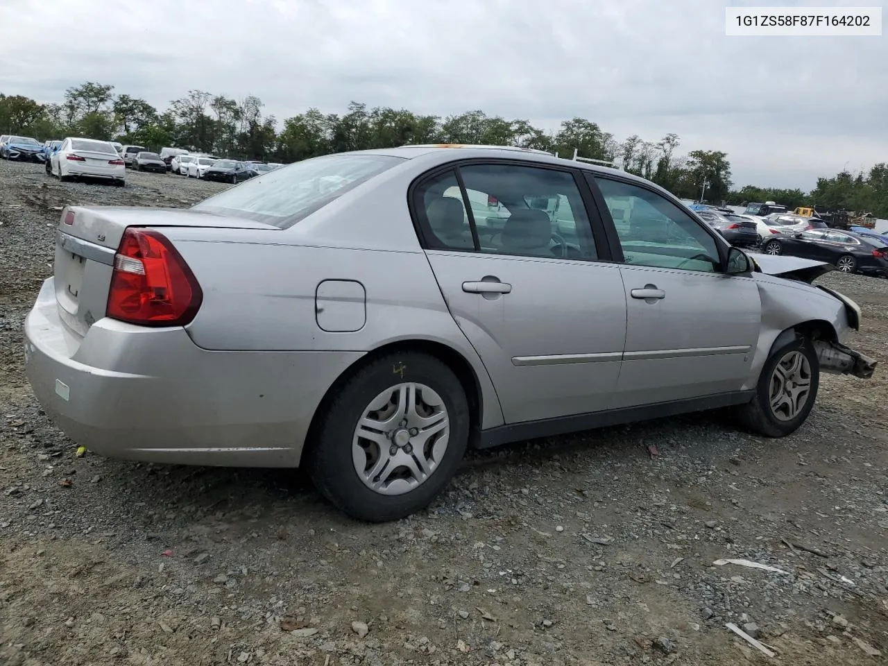 1G1ZS58F87F164202 2007 Chevrolet Malibu Ls