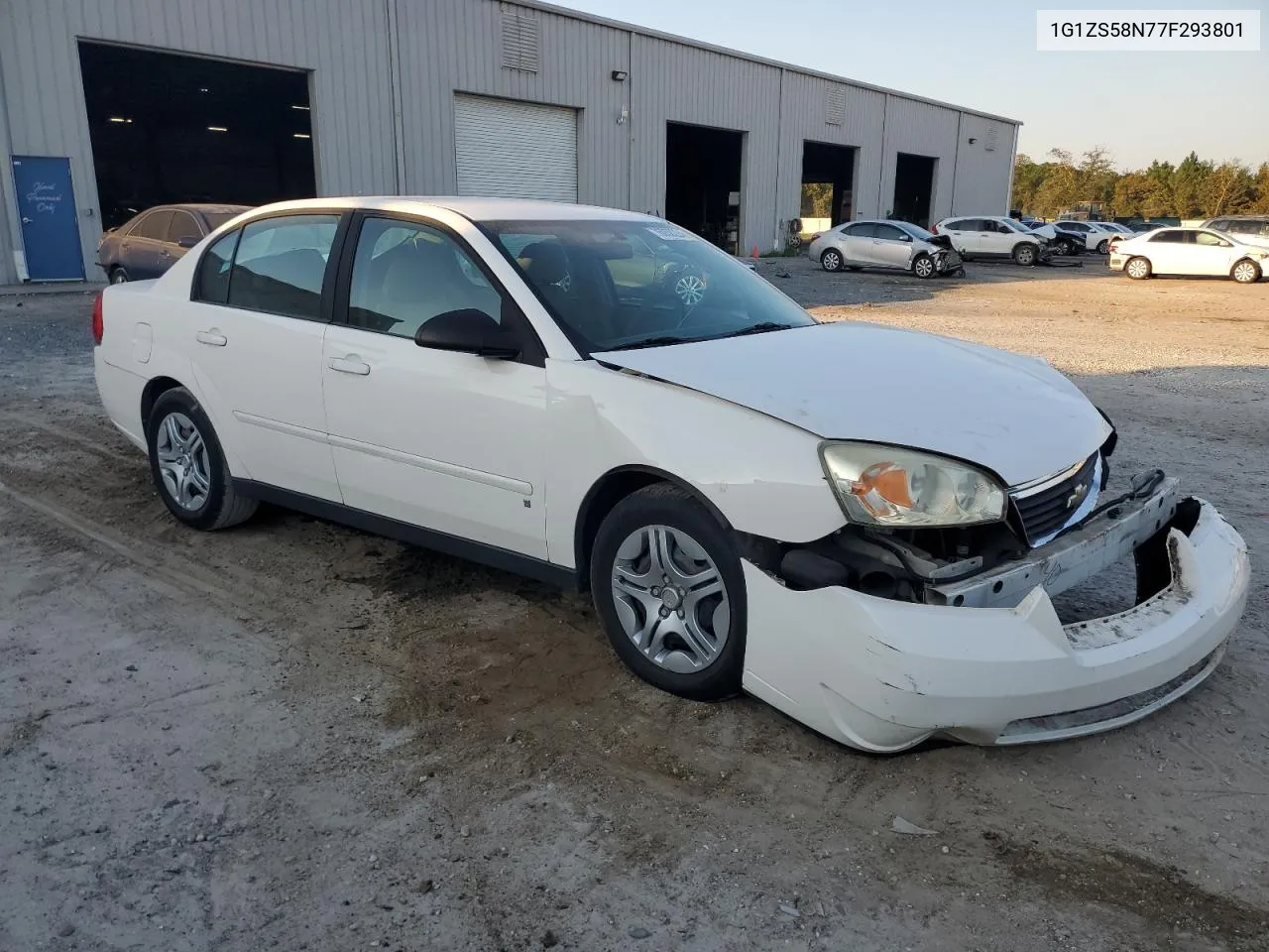 2007 Chevrolet Malibu Ls VIN: 1G1ZS58N77F293801 Lot: 76050224