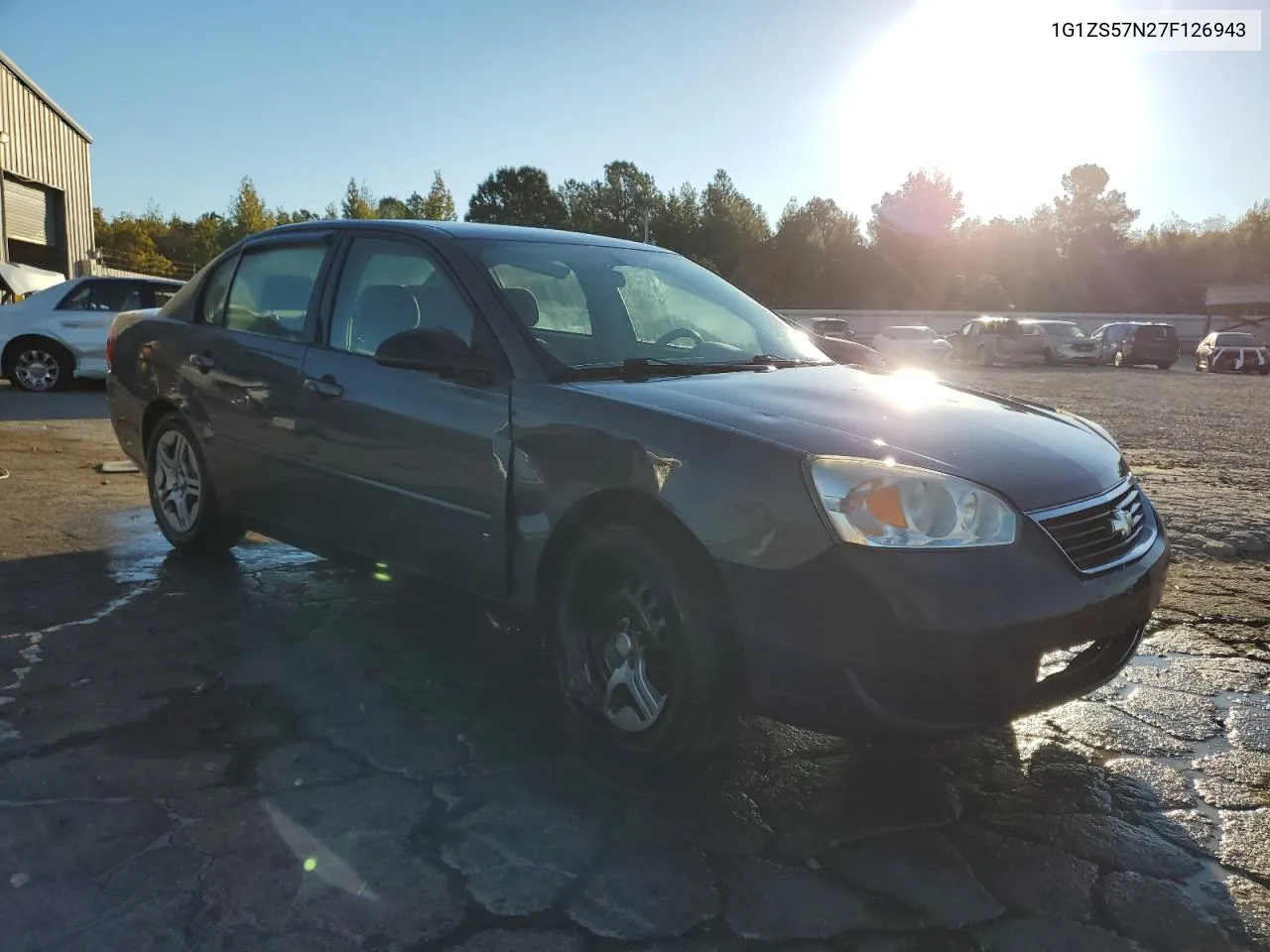 2007 Chevrolet Malibu Ls VIN: 1G1ZS57N27F126943 Lot: 76556384