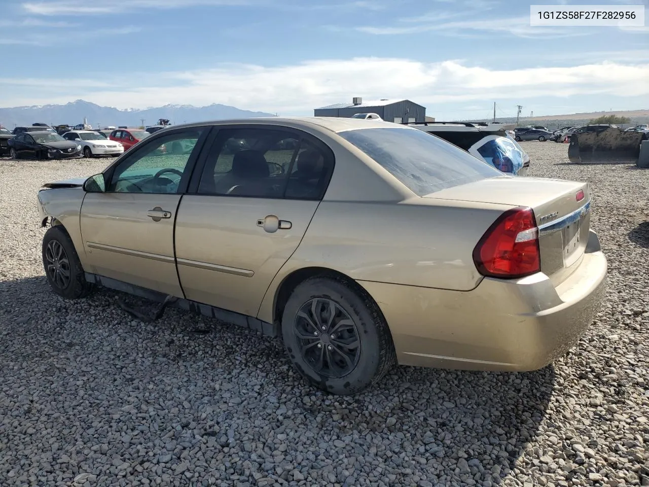 2007 Chevrolet Malibu Ls VIN: 1G1ZS58F27F282956 Lot: 76812944