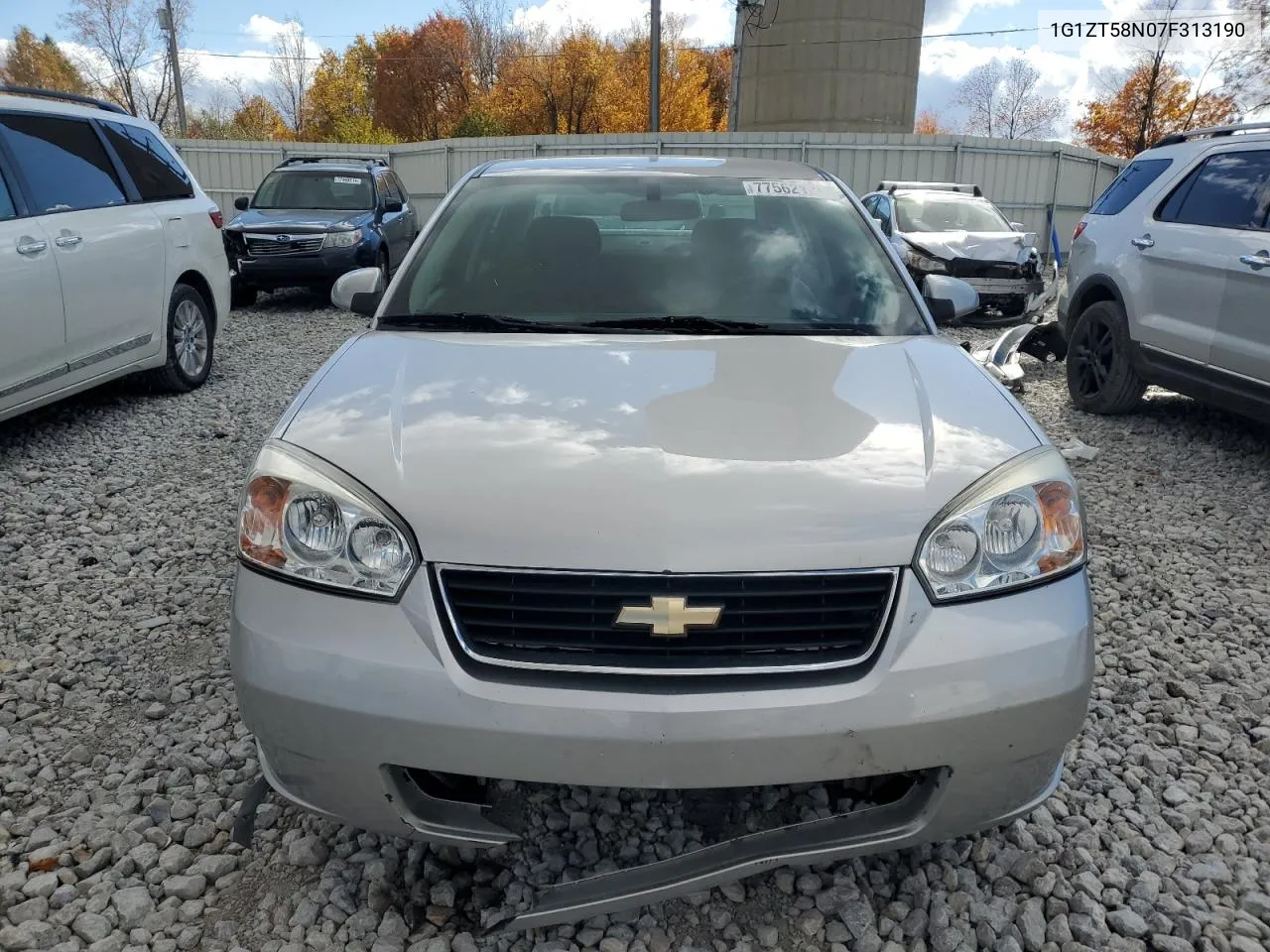 2007 Chevrolet Malibu Lt VIN: 1G1ZT58N07F313190 Lot: 77562124