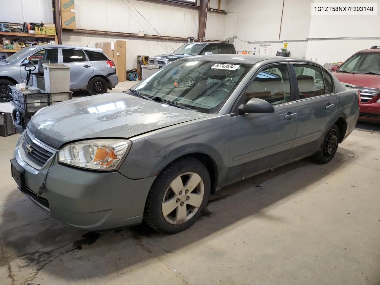 2007 Chevrolet Malibu Lt VIN: 1G1ZT58NX7F203148 Lot: 80749864