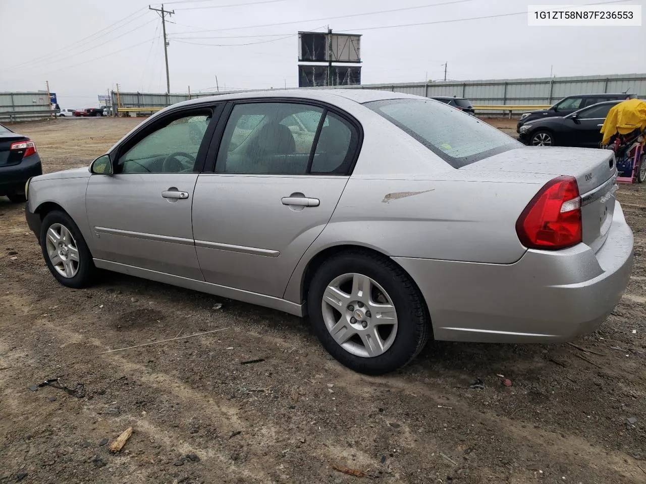 2007 Chevrolet Malibu Lt VIN: 1G1ZT58N87F236553 Lot: 82010443