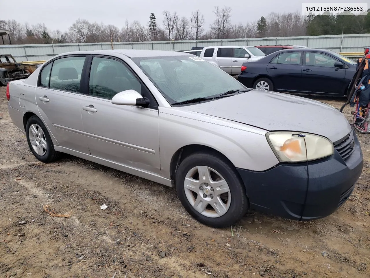 2007 Chevrolet Malibu Lt VIN: 1G1ZT58N87F236553 Lot: 82010443