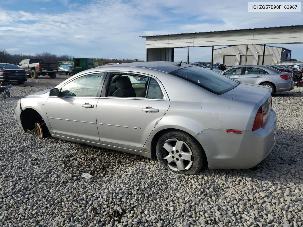 2008 Chevrolet Malibu Ls VIN: 1G1ZG57B98F160967 Lot: 38837274