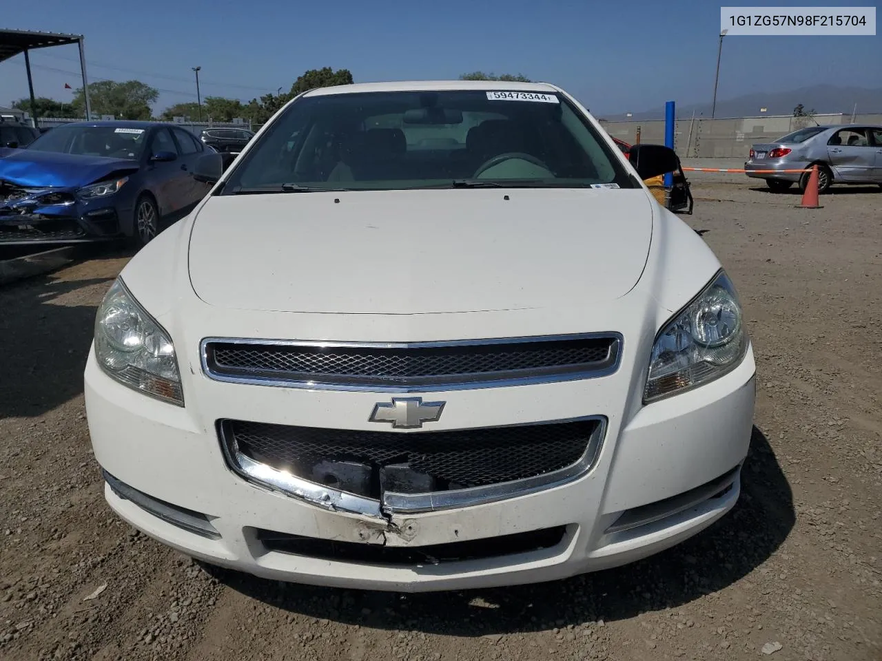 2008 Chevrolet Malibu Ls VIN: 1G1ZG57N98F215704 Lot: 59473344