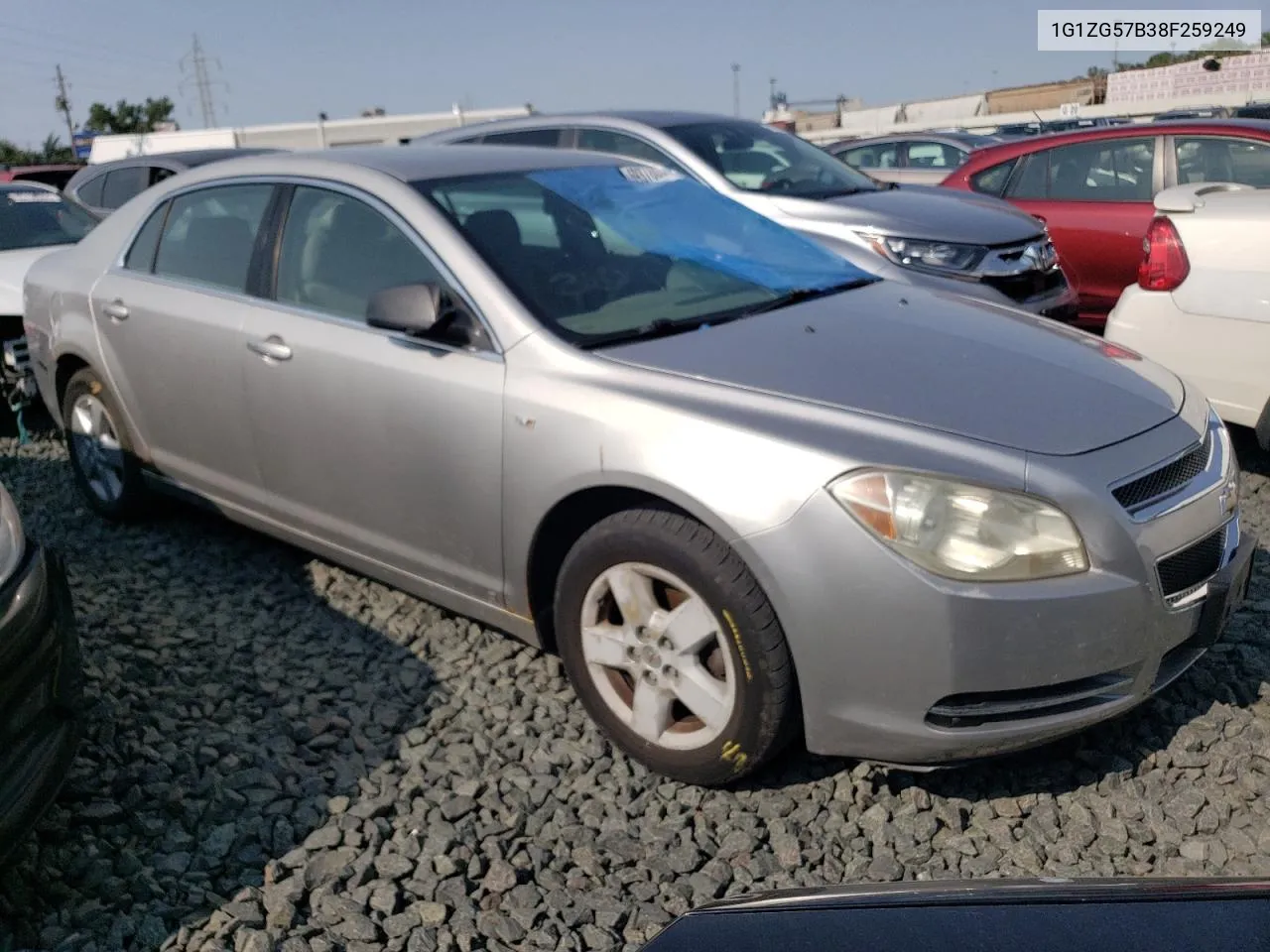 2008 Chevrolet Malibu Ls VIN: 1G1ZG57B38F259249 Lot: 69378834