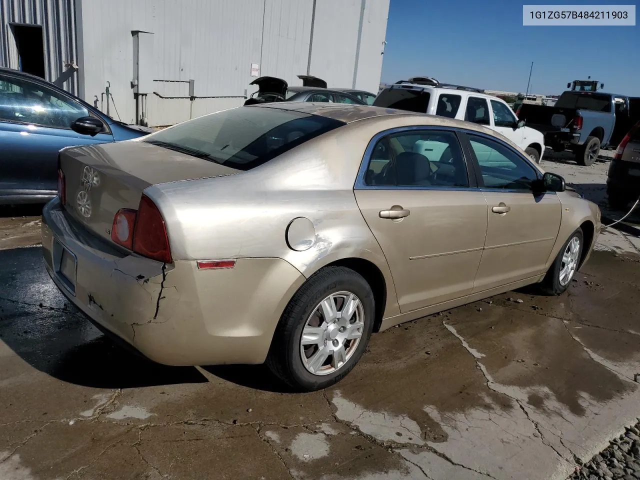 2008 Chevrolet Malibu Ls VIN: 1G1ZG57B484211903 Lot: 74041114