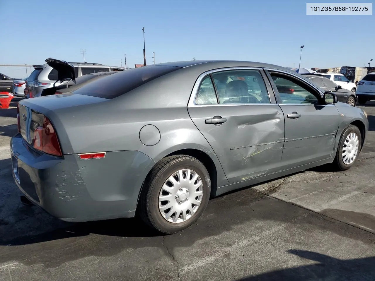 2008 Chevrolet Malibu Ls VIN: 1G1ZG57B68F192775 Lot: 74840914