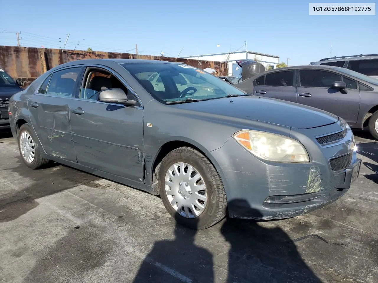 2008 Chevrolet Malibu Ls VIN: 1G1ZG57B68F192775 Lot: 74840914