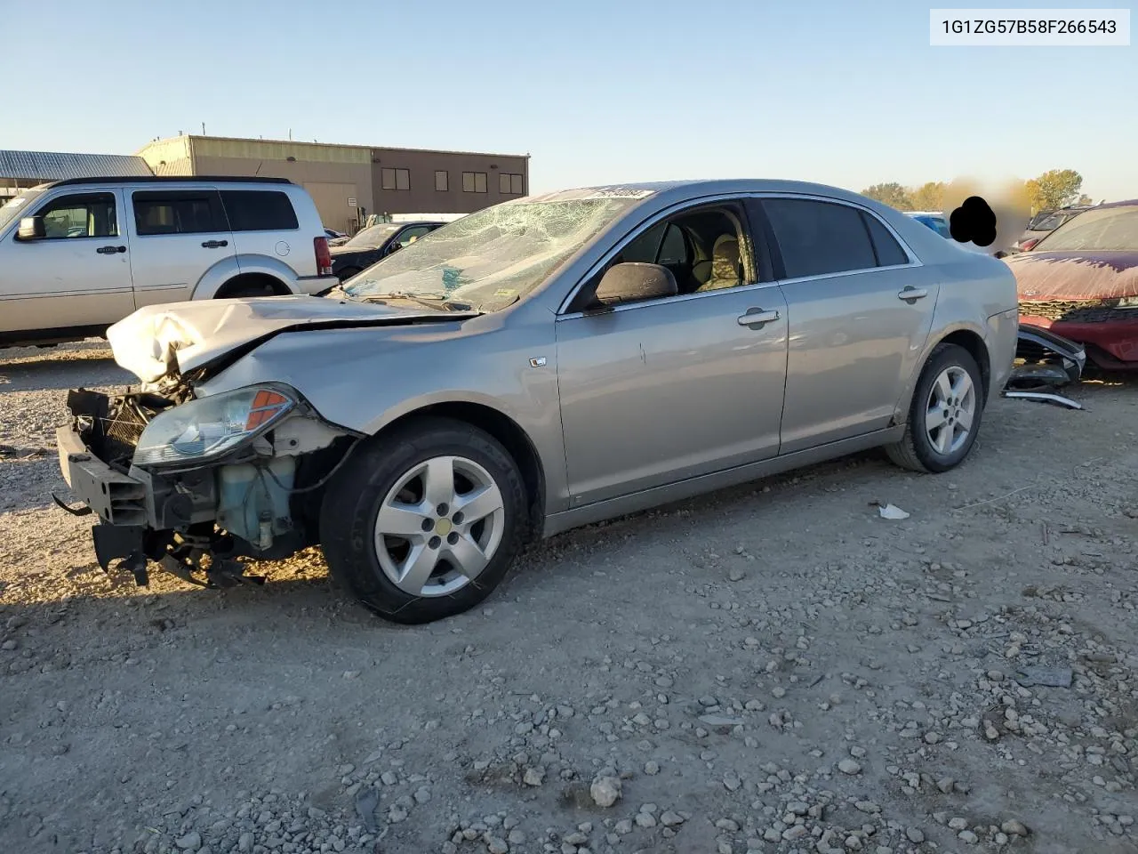 2008 Chevrolet Malibu Ls VIN: 1G1ZG57B58F266543 Lot: 76734084