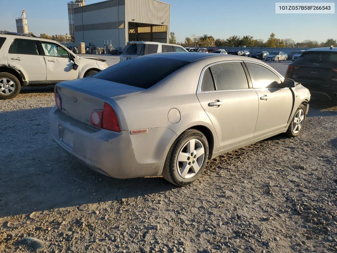 2008 Chevrolet Malibu Ls VIN: 1G1ZG57B58F266543 Lot: 76734084