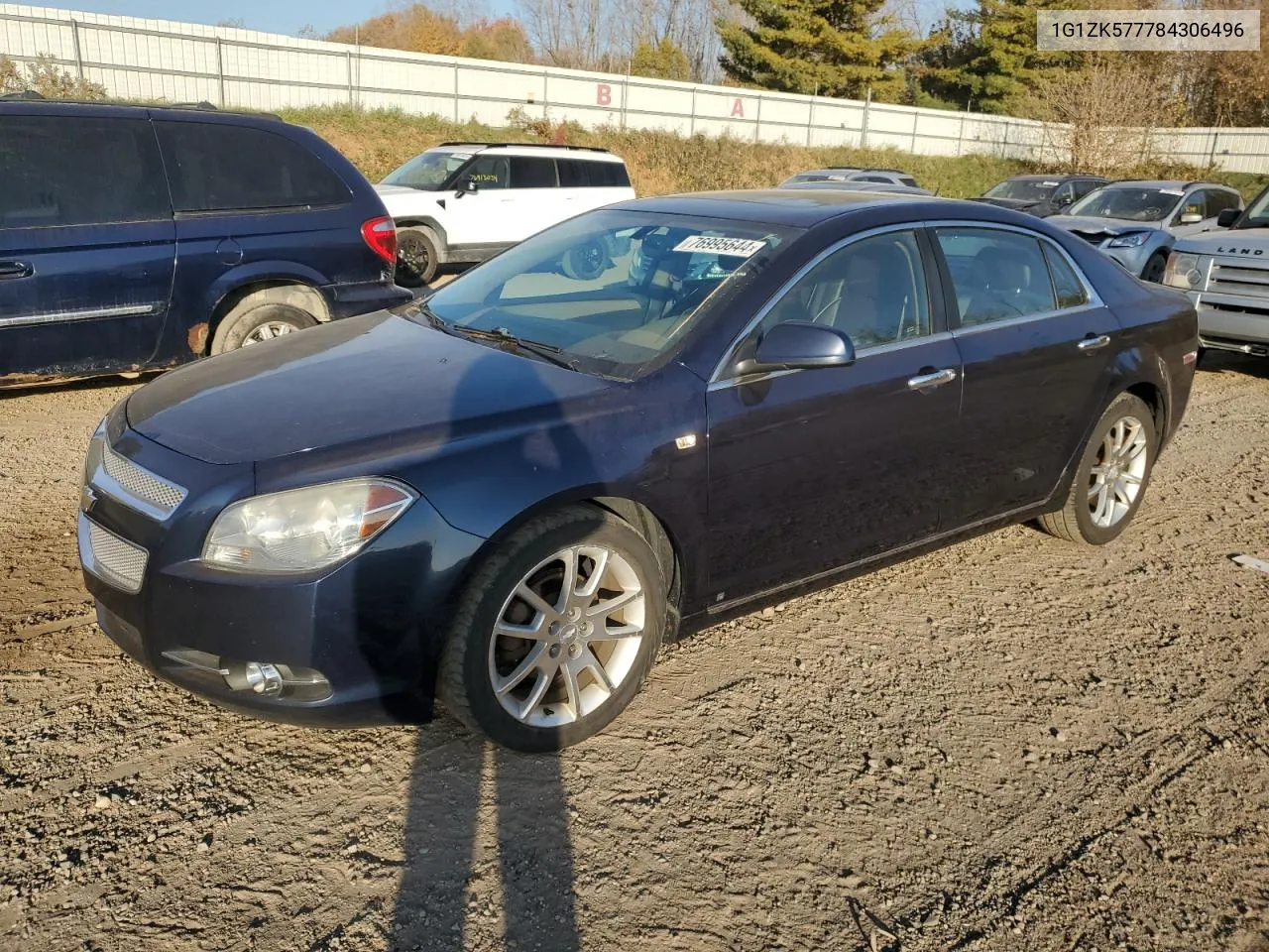 1G1ZK577784306496 2008 Chevrolet Malibu Ltz