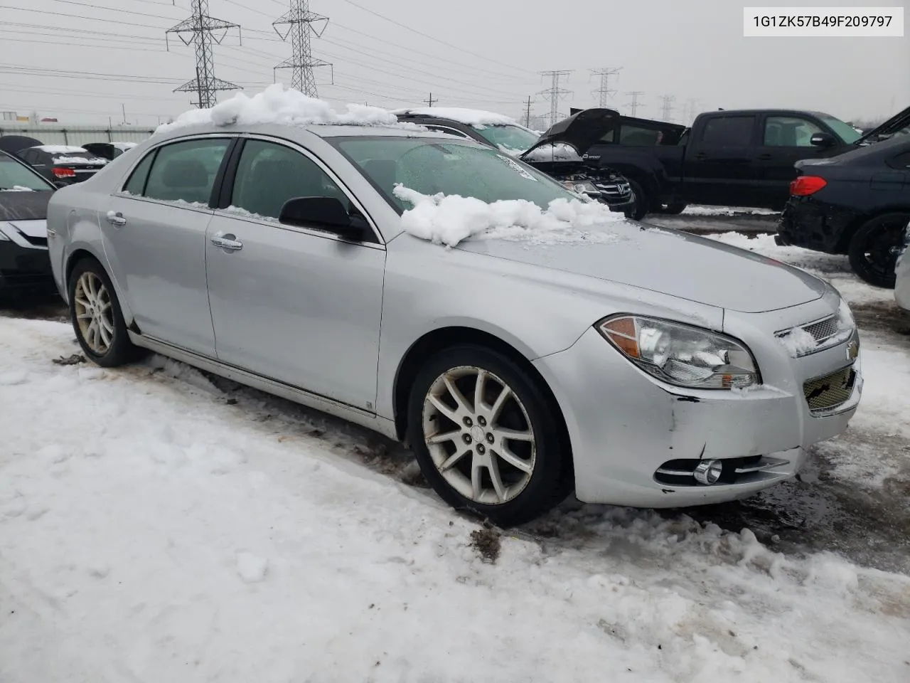 2009 Chevrolet Malibu Ltz VIN: 1G1ZK57B49F209797 Lot: 39217094