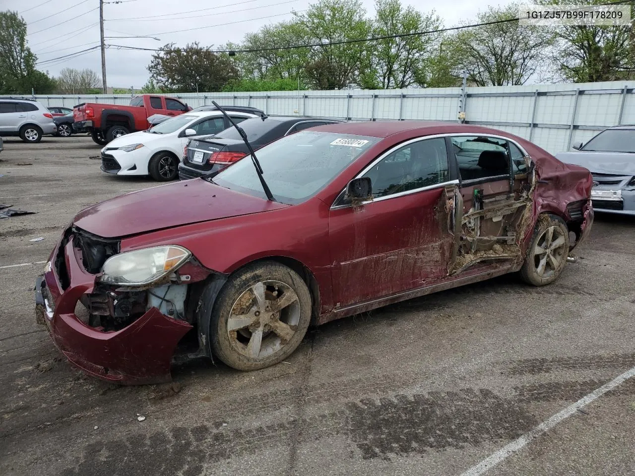 2009 Chevrolet Malibu 2Lt VIN: 1G1ZJ57B99F178209 Lot: 51580014