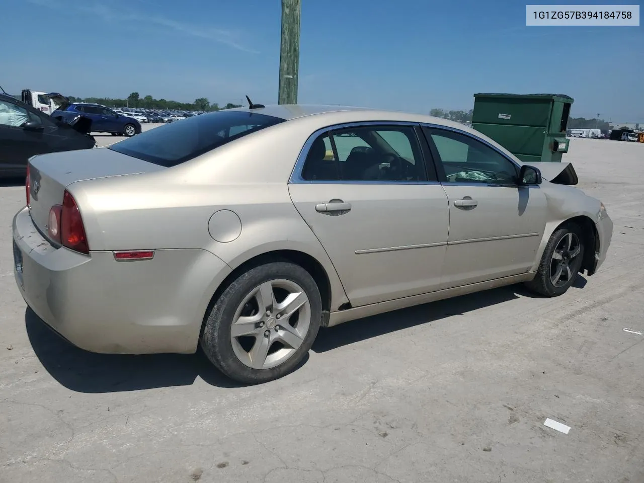 1G1ZG57B394184758 2009 Chevrolet Malibu Ls