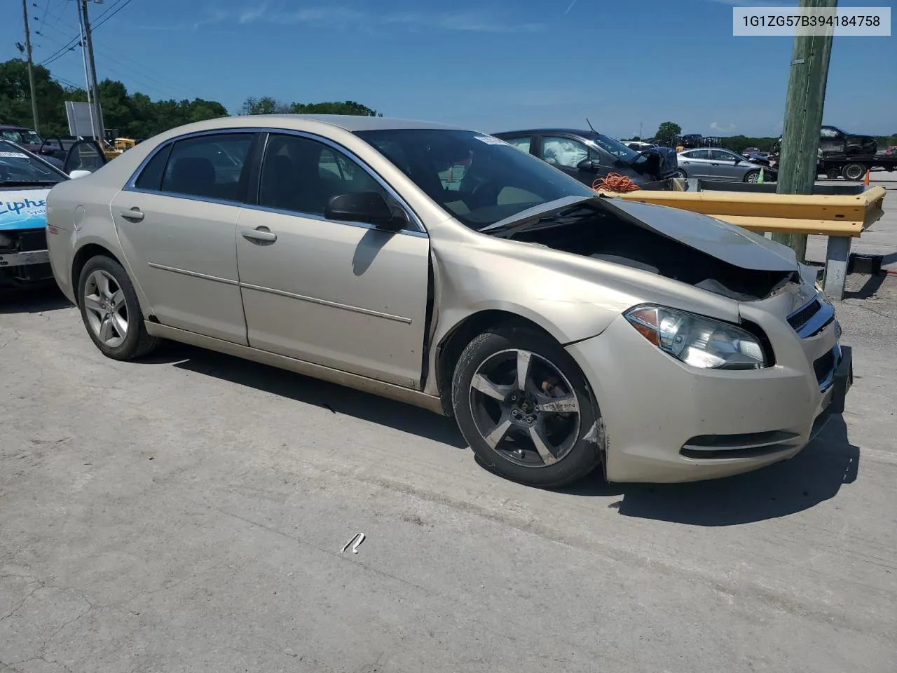 1G1ZG57B394184758 2009 Chevrolet Malibu Ls