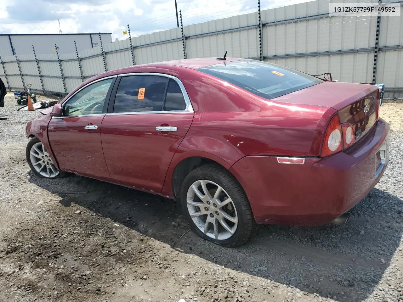 2009 Chevrolet Malibu Ltz VIN: 1G1ZK57799F149592 Lot: 61626964