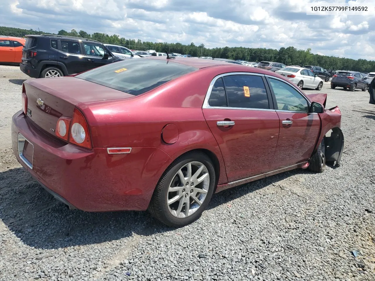 2009 Chevrolet Malibu Ltz VIN: 1G1ZK57799F149592 Lot: 61626964