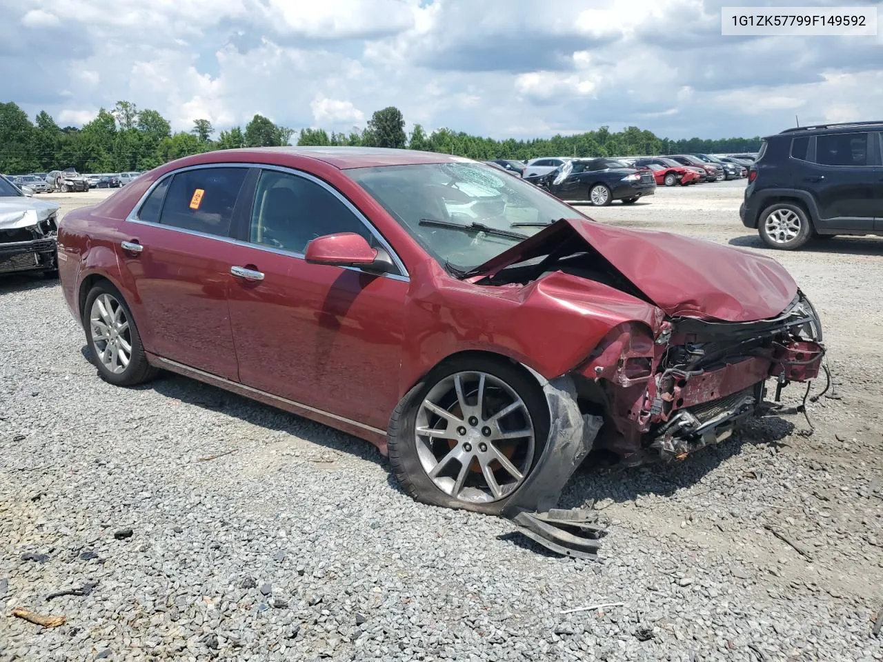 2009 Chevrolet Malibu Ltz VIN: 1G1ZK57799F149592 Lot: 61626964