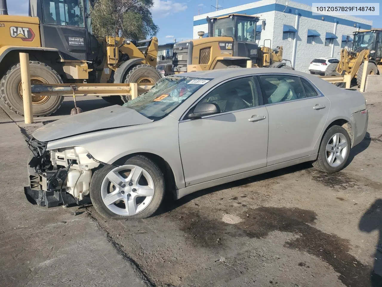 2009 Chevrolet Malibu Ls VIN: 1G1ZG57B29F148743 Lot: 70130774