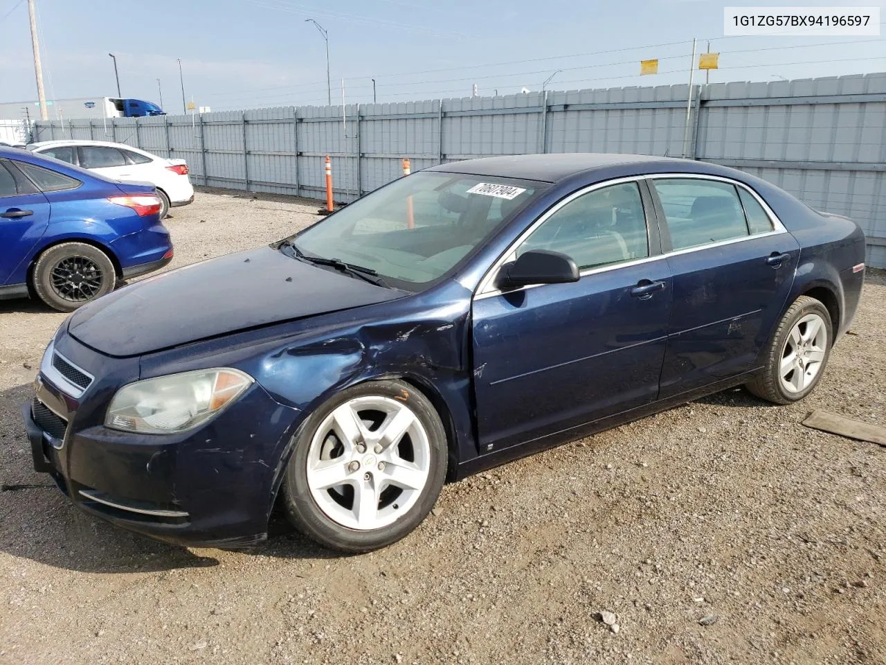 2009 Chevrolet Malibu Ls VIN: 1G1ZG57BX94196597 Lot: 70607904