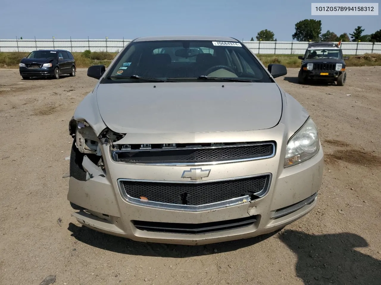 2009 Chevrolet Malibu Ls VIN: 1G1ZG57B994158312 Lot: 70684974