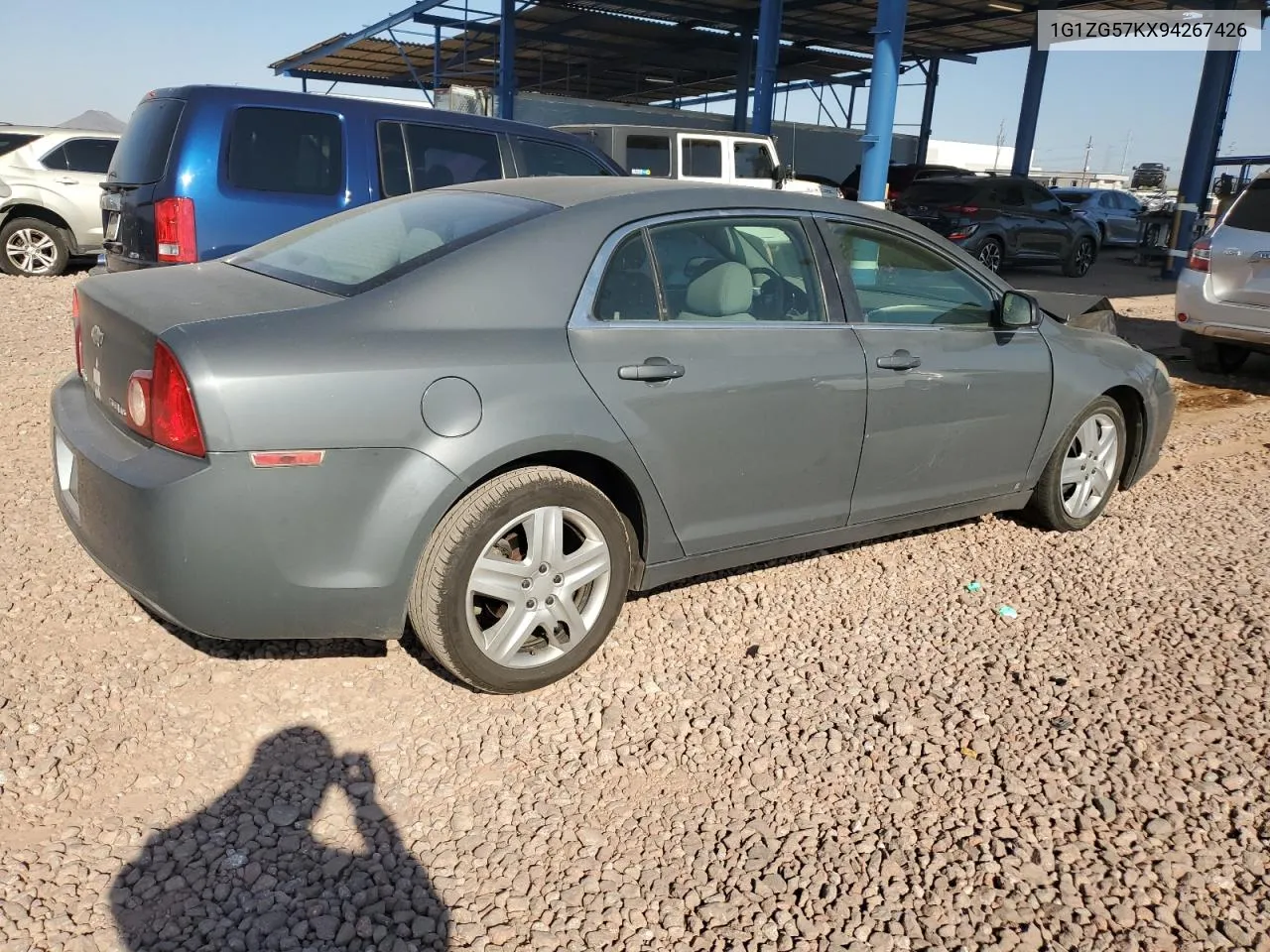 2009 Chevrolet Malibu Ls VIN: 1G1ZG57KX94267426 Lot: 70805534