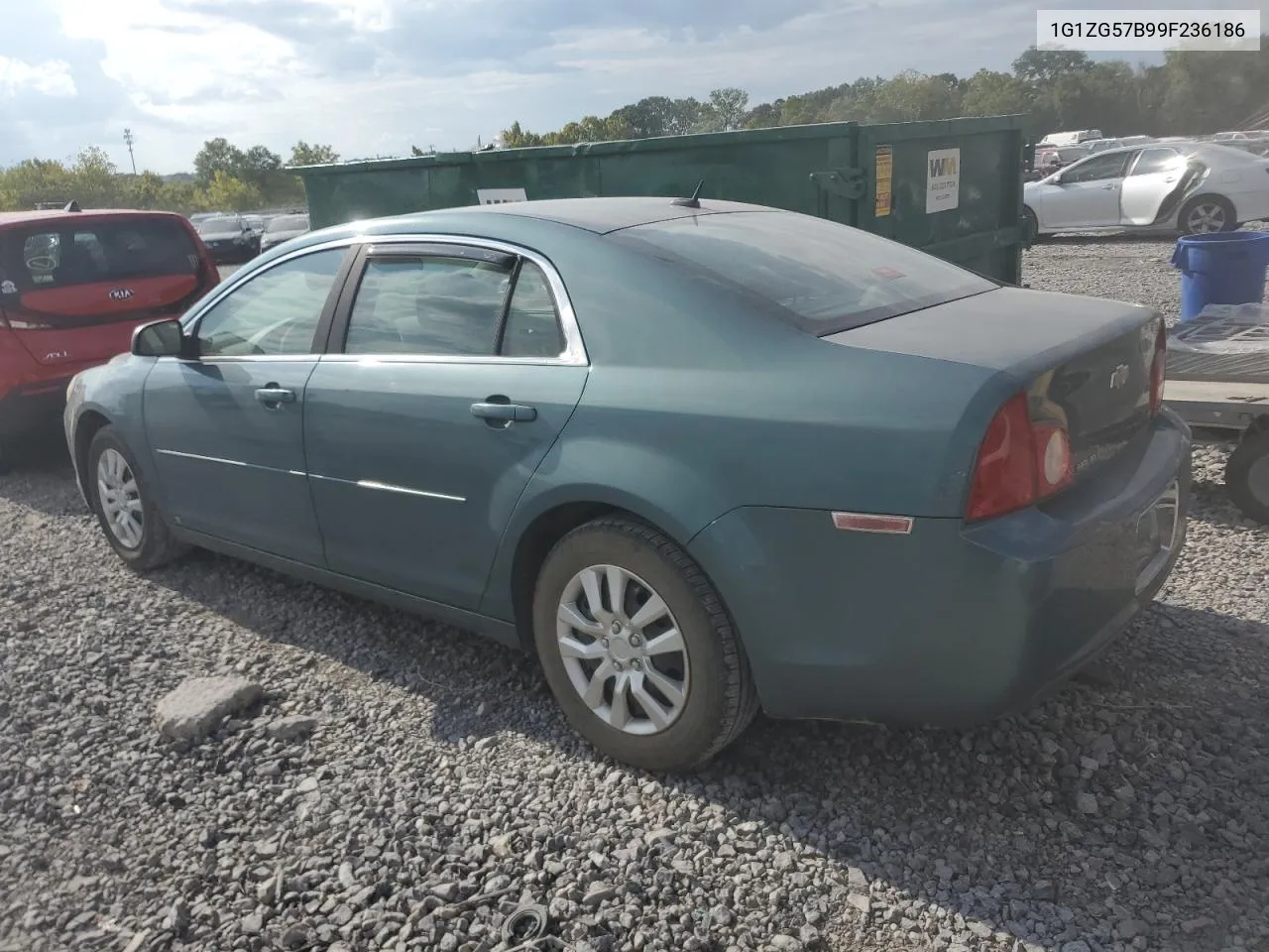 2009 Chevrolet Malibu Ls VIN: 1G1ZG57B99F236186 Lot: 71746984