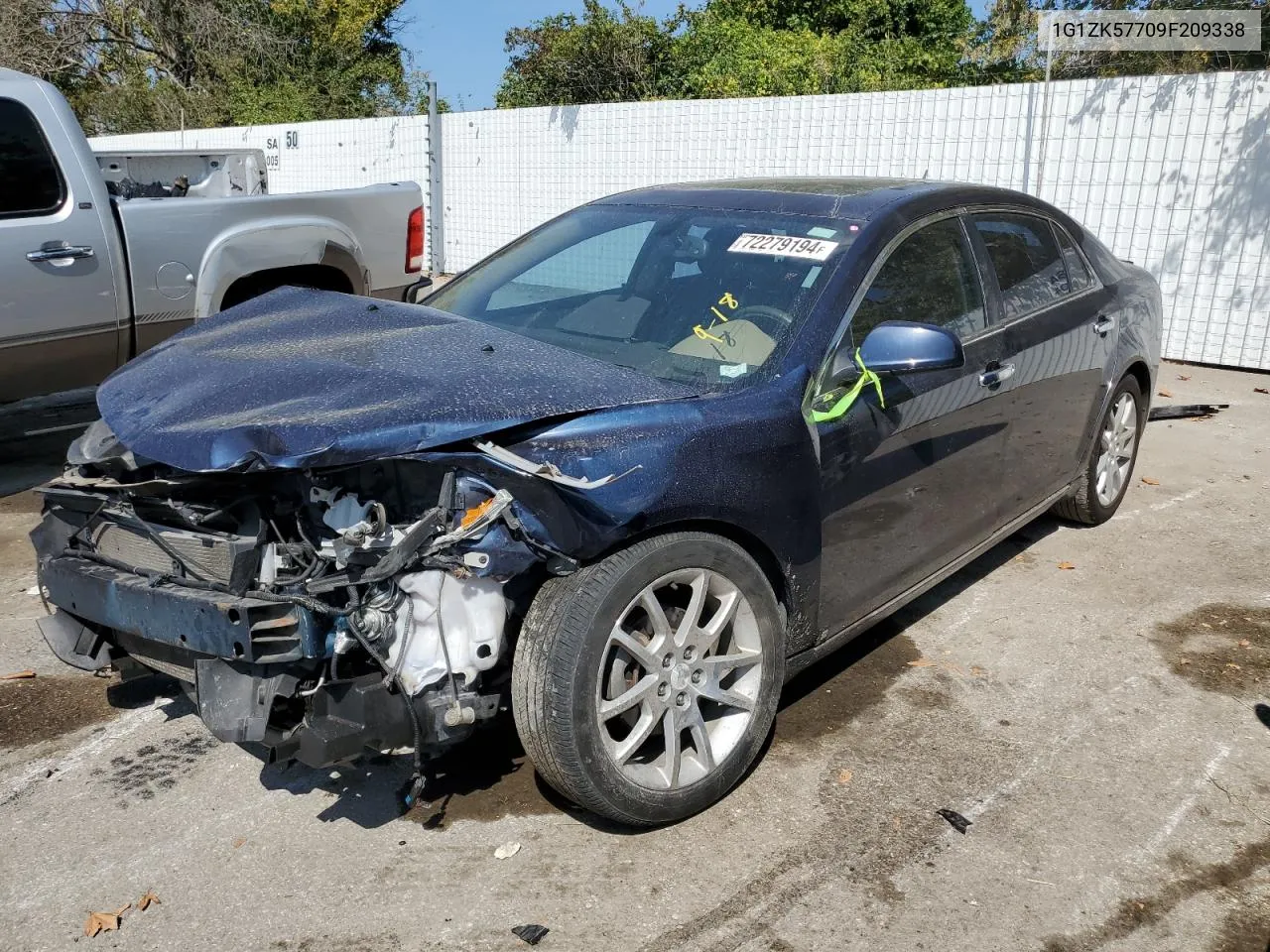 2009 Chevrolet Malibu Ltz VIN: 1G1ZK57709F209338 Lot: 72279194