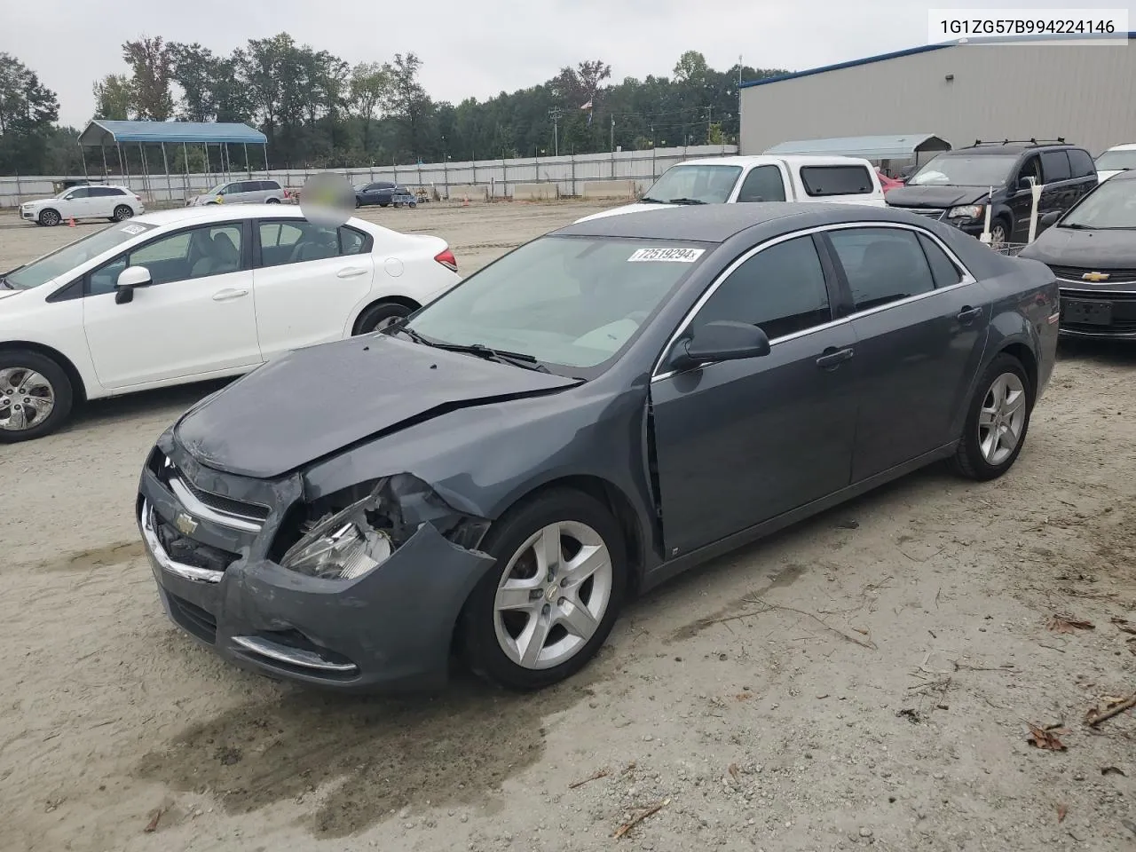 2009 Chevrolet Malibu Ls VIN: 1G1ZG57B994224146 Lot: 72519294