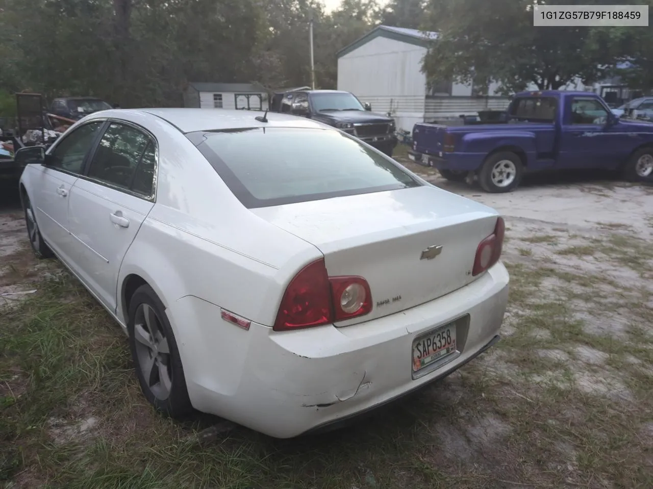 2009 Chevrolet Malibu Ls VIN: 1G1ZG57B79F188459 Lot: 72826104