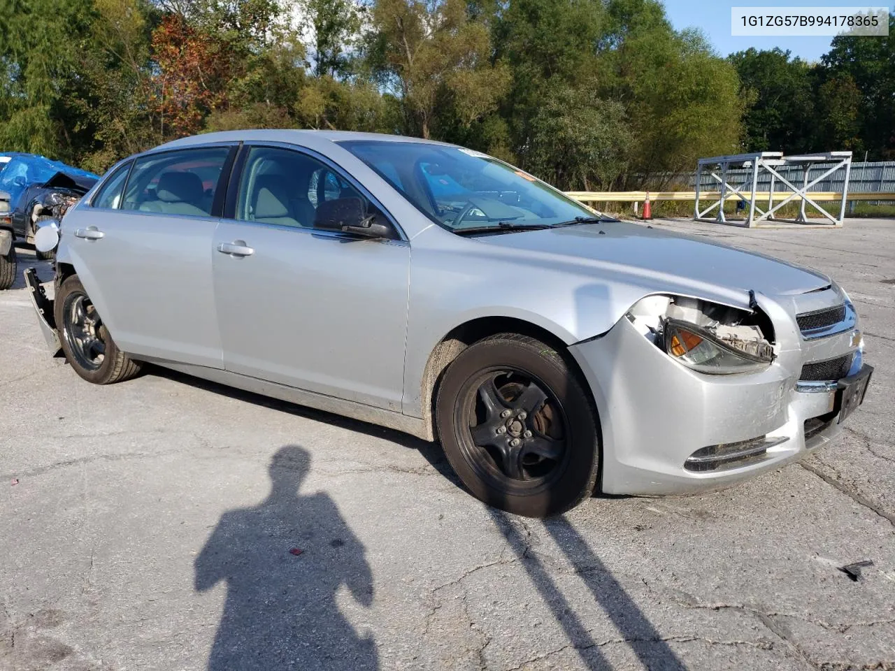 2009 Chevrolet Malibu Ls VIN: 1G1ZG57B994178365 Lot: 73184344