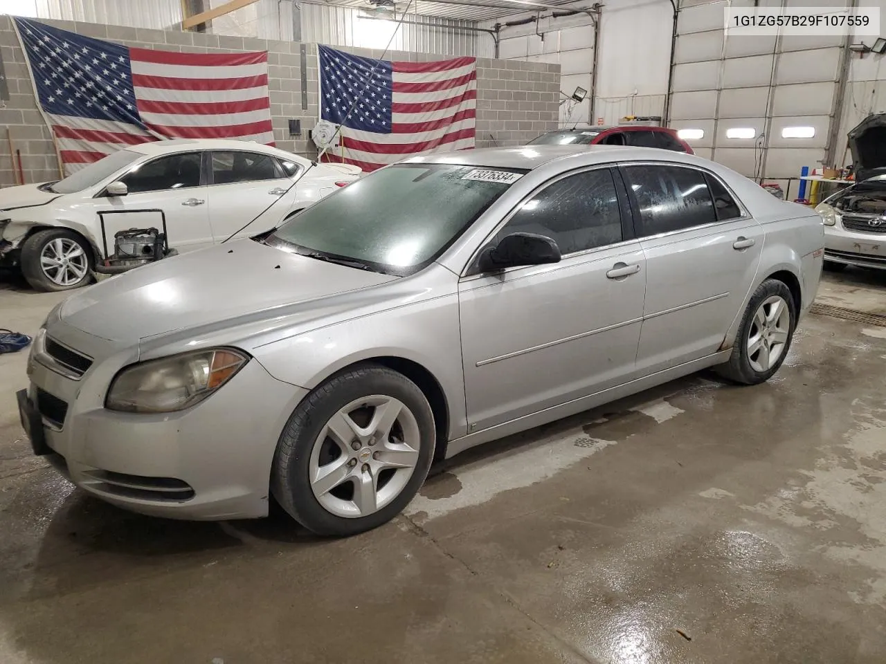 2009 Chevrolet Malibu Ls VIN: 1G1ZG57B29F107559 Lot: 73376334