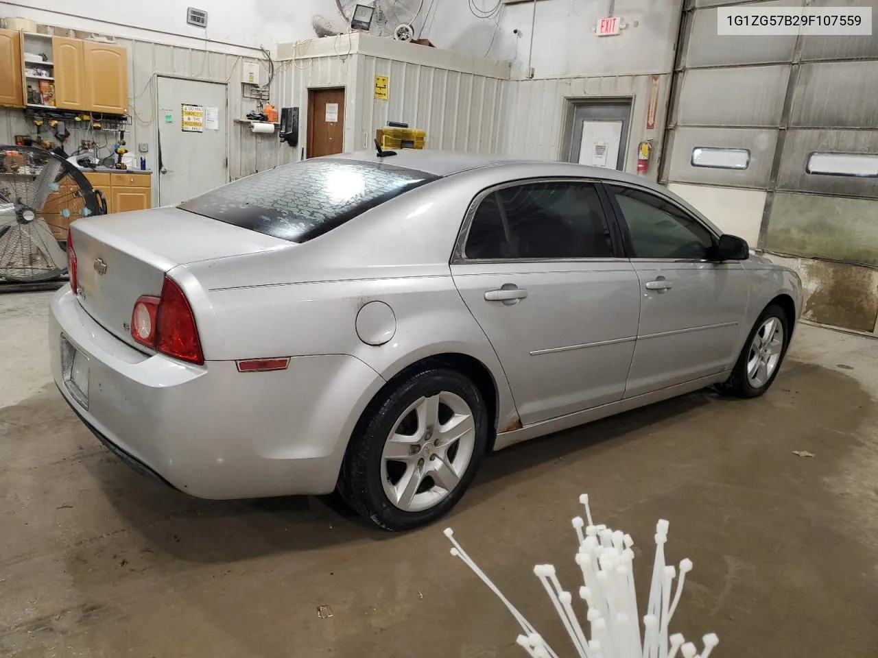 2009 Chevrolet Malibu Ls VIN: 1G1ZG57B29F107559 Lot: 73376334