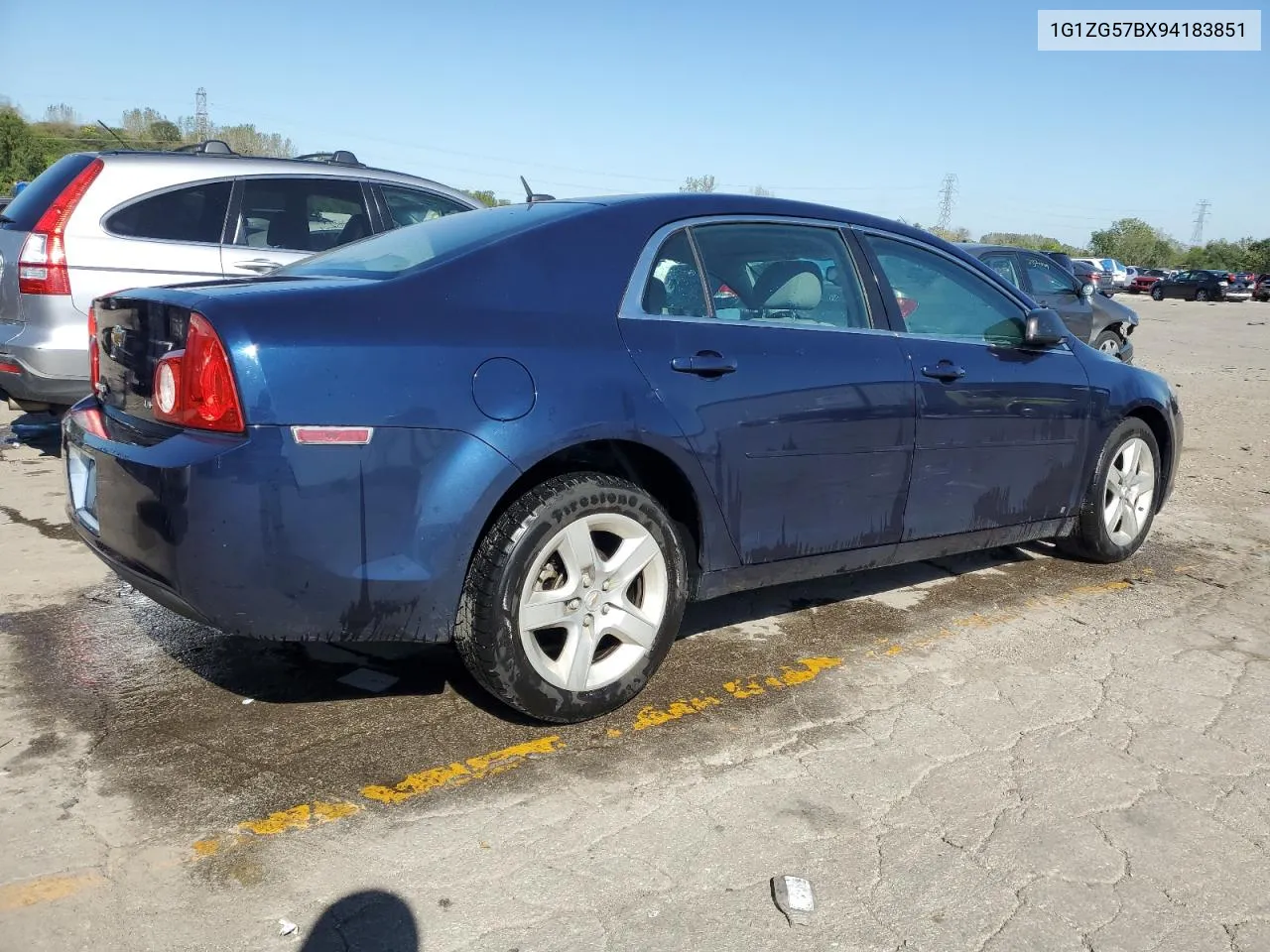 2009 Chevrolet Malibu Ls VIN: 1G1ZG57BX94183851 Lot: 73735904