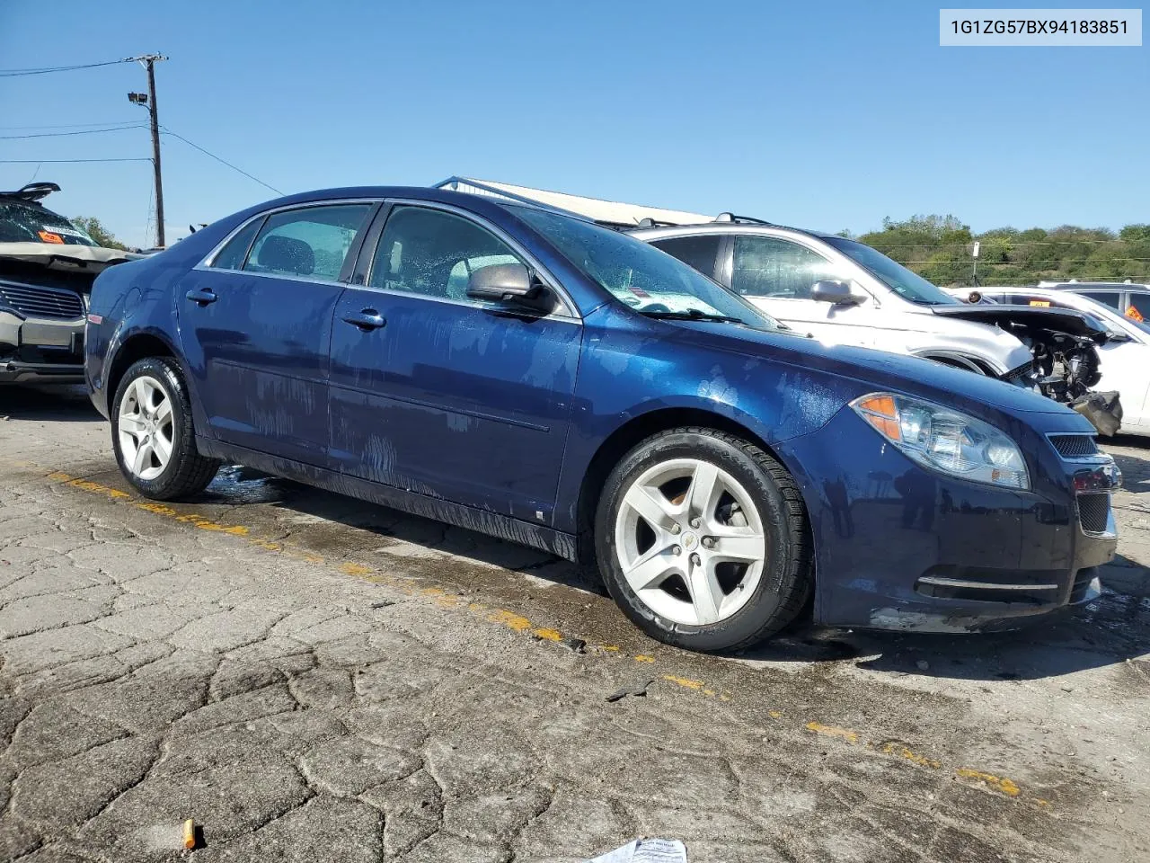 2009 Chevrolet Malibu Ls VIN: 1G1ZG57BX94183851 Lot: 73735904