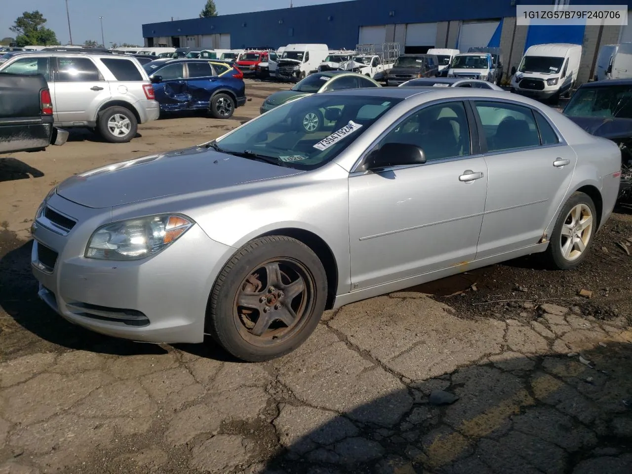 2009 Chevrolet Malibu Ls VIN: 1G1ZG57B79F240706 Lot: 73947924