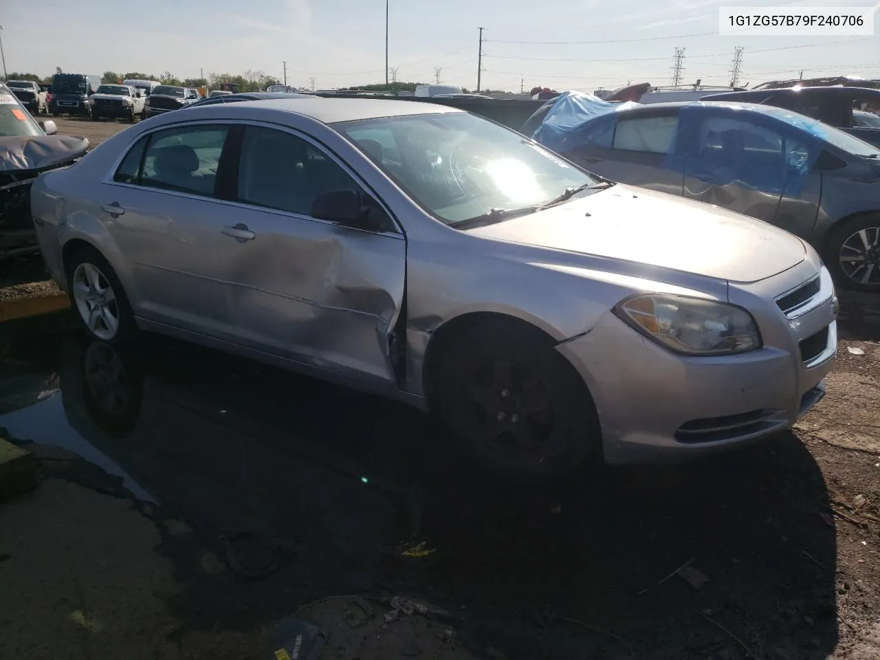 2009 Chevrolet Malibu Ls VIN: 1G1ZG57B79F240706 Lot: 73947924